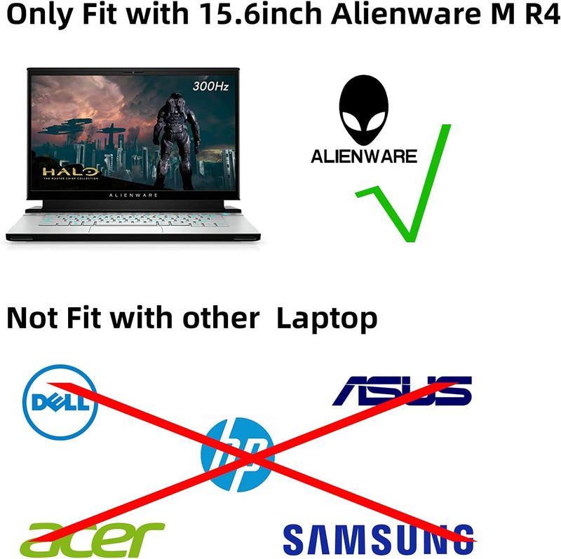 Smatree Laptop Tasche Hartschalen Tragetasche Kompatibel mit 15,6 Zoll Alienware m15 R6 R4 R3, Koffe