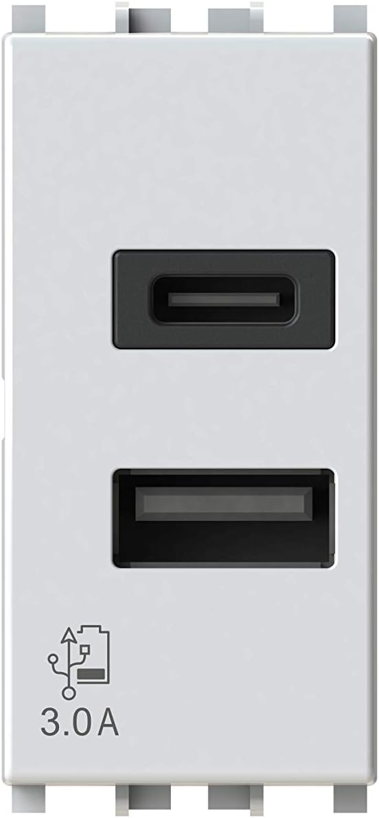 4box USB3.0 USB Netzteil 3 Ampere 2 Ausgänge auf Einzelmodul Typ A und Typ C Anschluss kompatibel mi