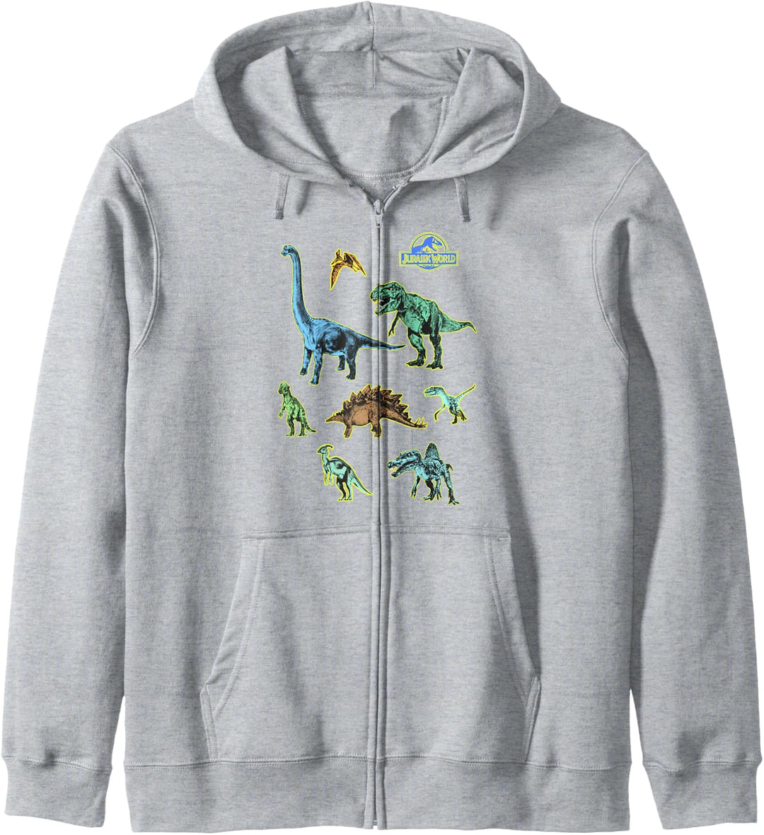 Jurassic World Neon Dinosaurs Kapuzenjacke