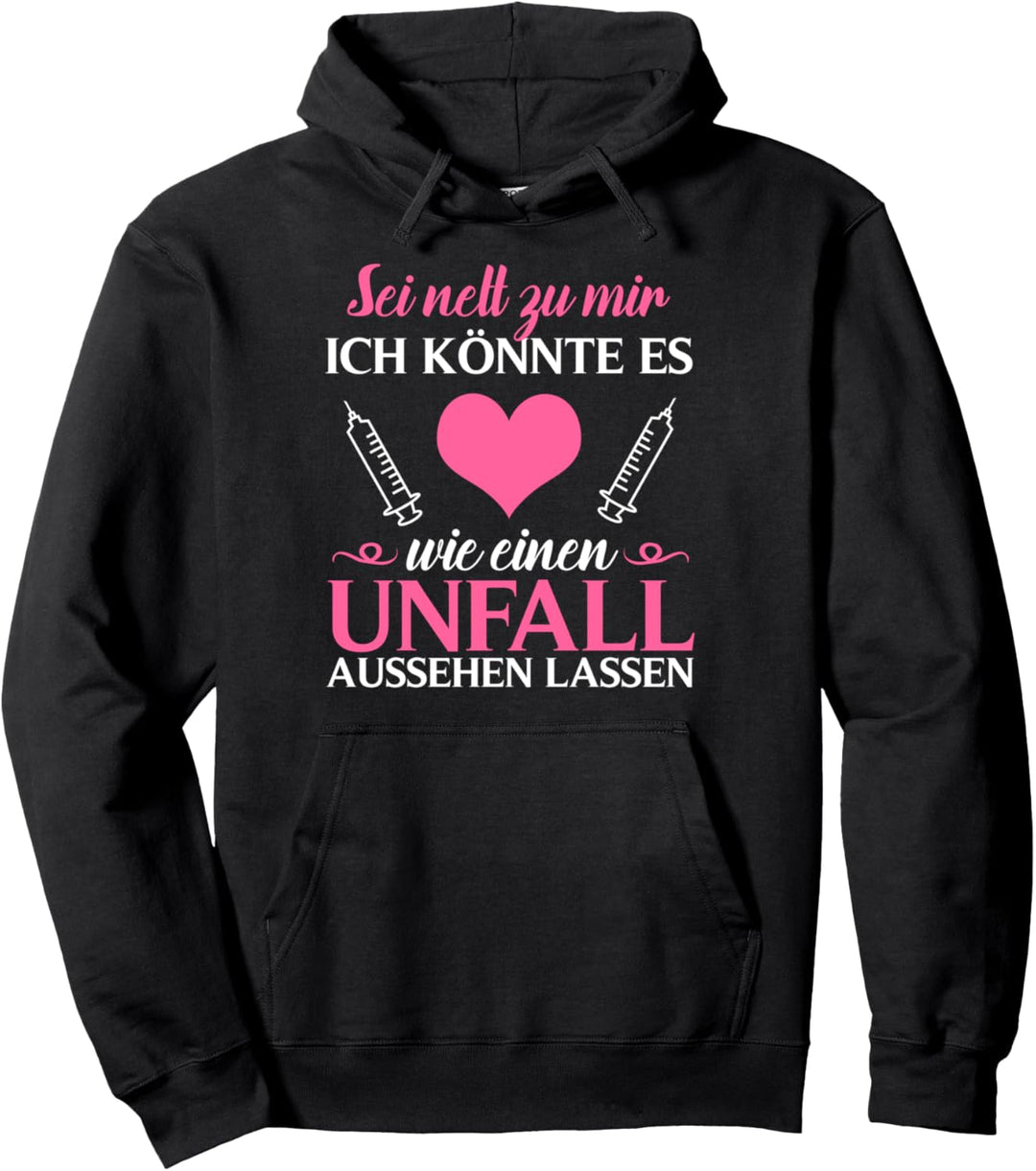 Notarzt Kostüm Notärztin Rettungssanitäter Rettungsassistent Pullover Hoodie