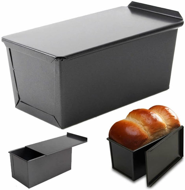 Healeved Pullman Kastenform mit Deckel Toastbackform Antihaft-Brotbackformen Toastbox Frühstücksback