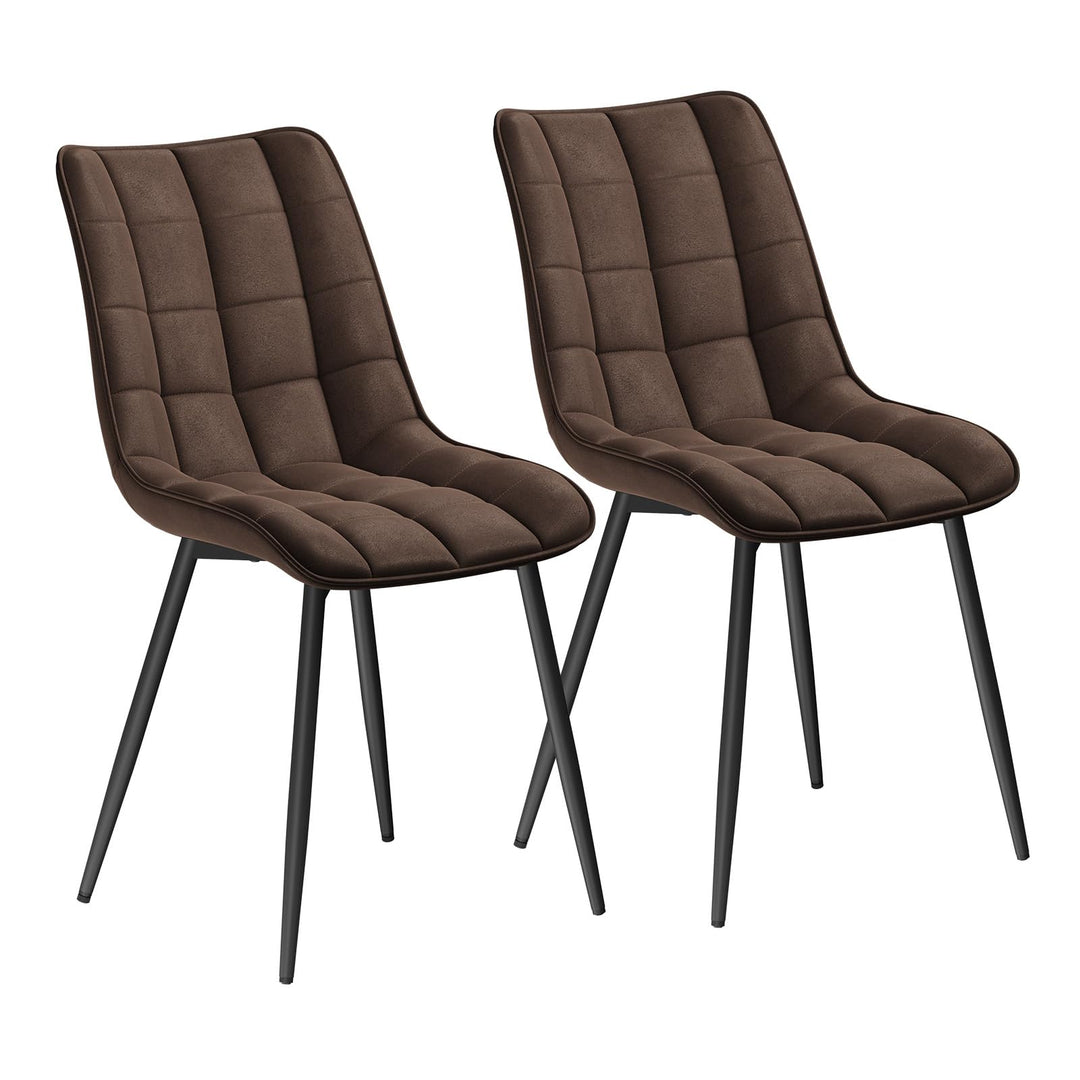 WOLTU Esszimmerstühle 2er Set, für Wohnzimmer Küche Esszimmer, Küchenstühle gepolstert mit Rückenleh