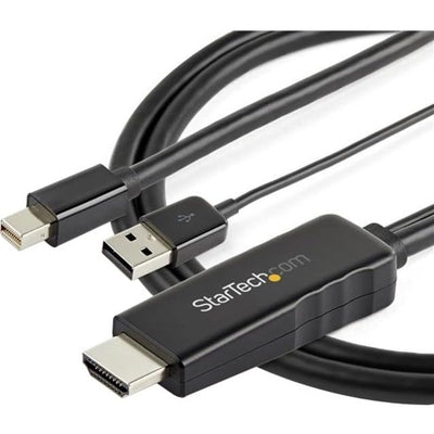 StarTech.com HDMI auf Mini DisplayPort Kabel (1m, 4K 30Hz, USB-powered, Mac und Windows, aktiver Ada