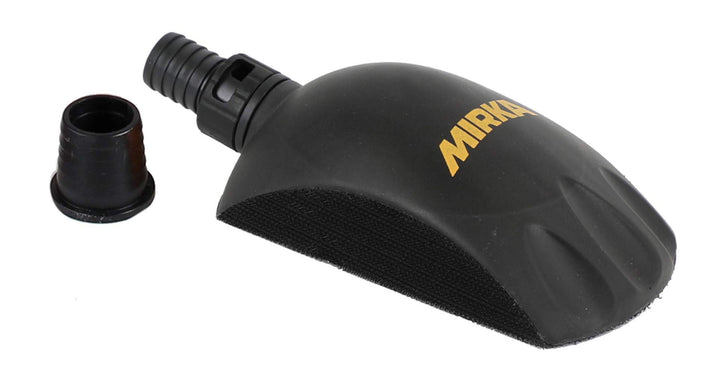 Mirka Roundy Handschleifblock mit Klett und Absaugung / Schleifklotz für Ø 150mm Klett Schleifscheib