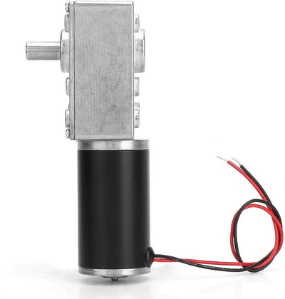 24V Schneckengetriebemotor, Reversibler Schneckengetriebemotor mit Hohem Drehmoment 8mm Elektrischer