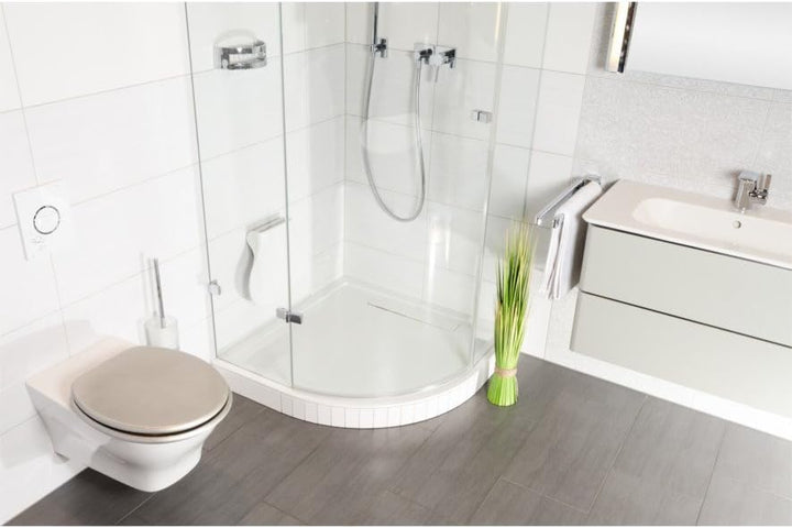 WC Sitz mit Absenkautomatik, hochwertige Oberfläche, einfache Montage, stabile Scharniere, Glitzer S