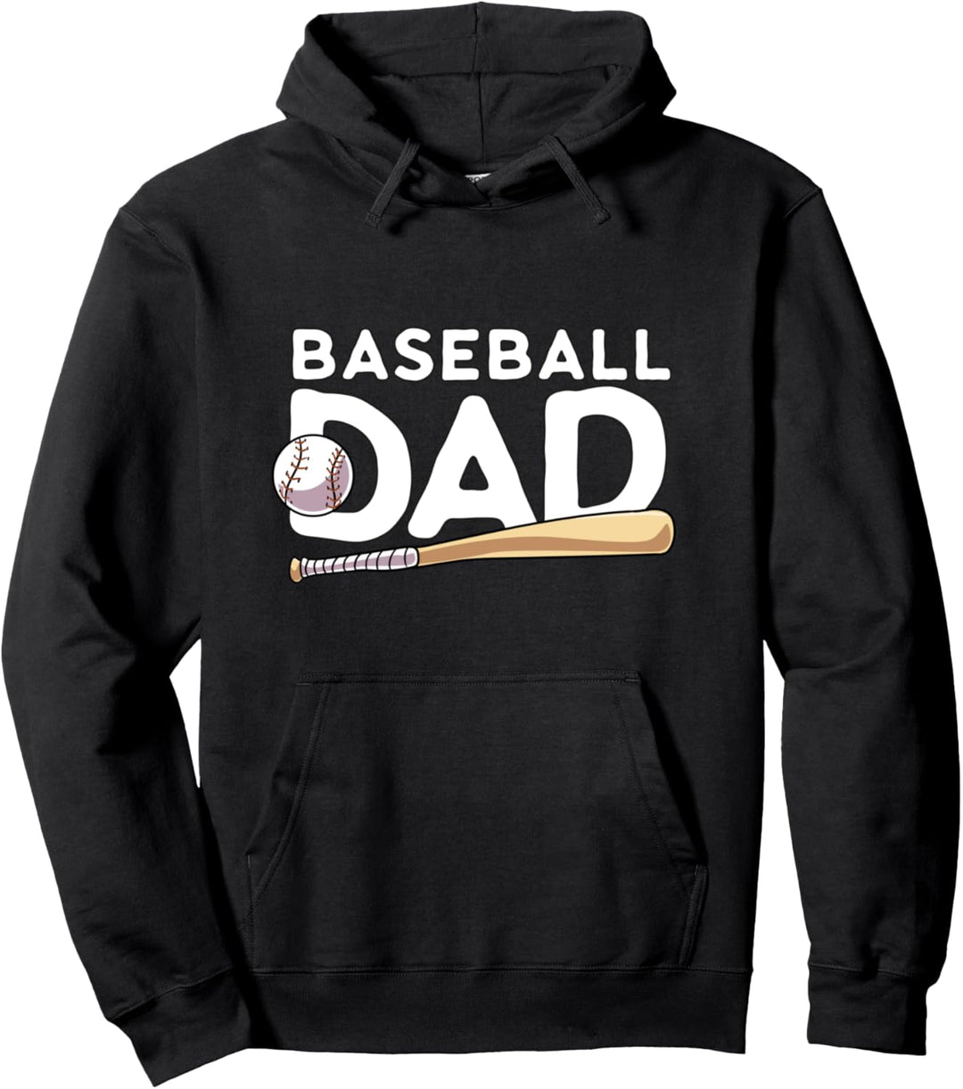 Baseball Dad Papa Vater Vatertag Baseballspieler Baseball Pullover Hoodie