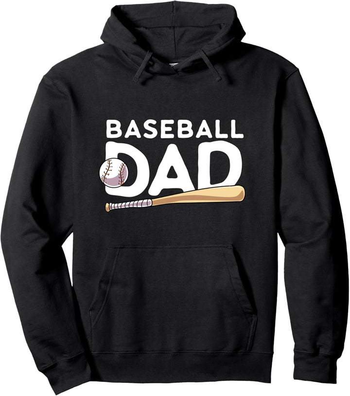 Baseball Dad Papa Vater Vatertag Baseballspieler Baseball Pullover Hoodie