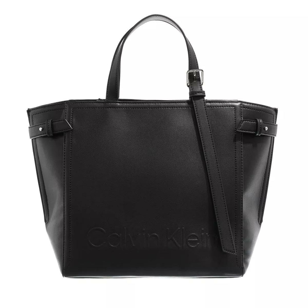 Calvin Klein Minimale Hardware-Tragetasche, Schwarz, Einheitsgrösse, Ck Schwarz, Einheitsgrösse, Min