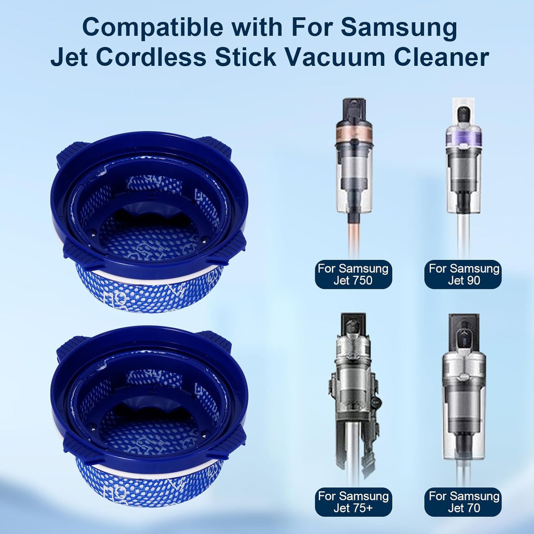 HEPA Filter Zubehör für Samsung Jet 75/70/75+/60/VS9000RL Micro Handheld Wireless Staubsauger Ersatz