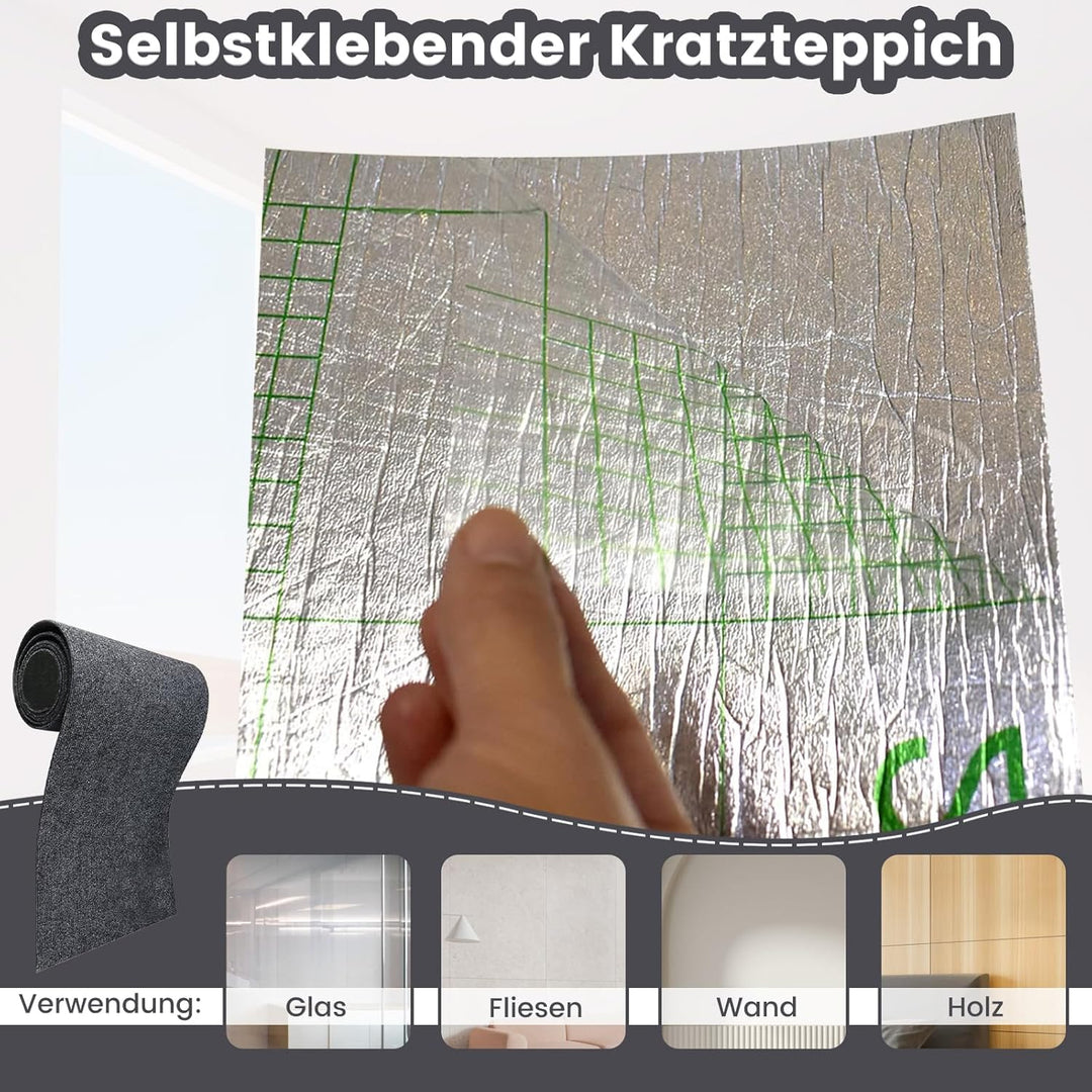 Selbstklebend kratzmatte Katze, DIY Kratzbrett, Kratzschutz Sofa Katze Ideal für kratzteppich, Kratz