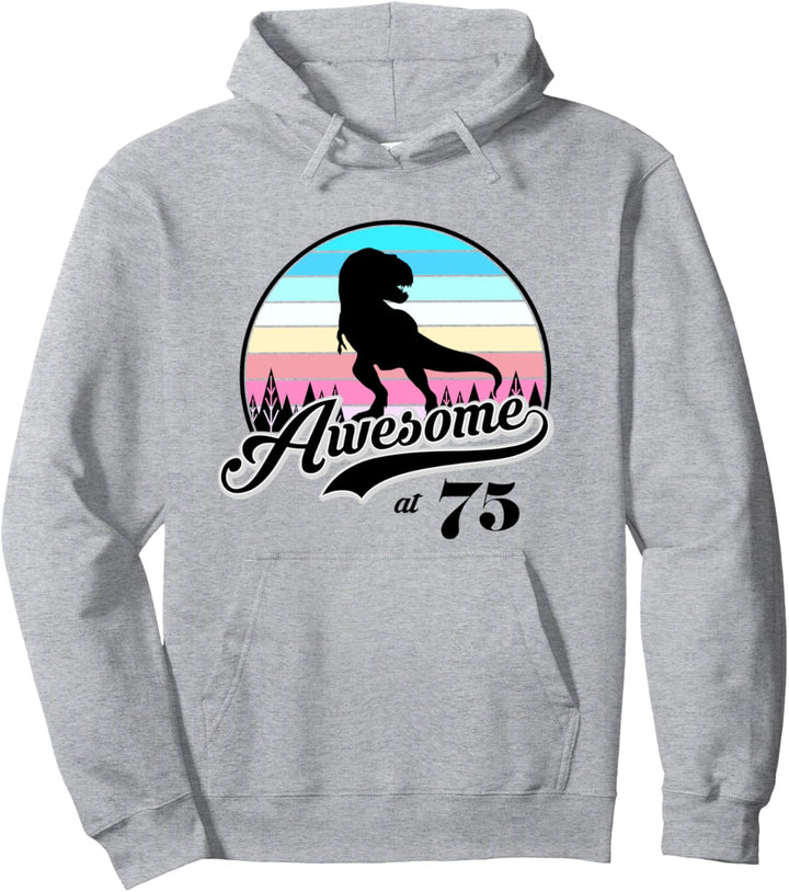 75th Birthday Gifts Funny Retro Vintage Awesome 75 years old Pullover Hoodie