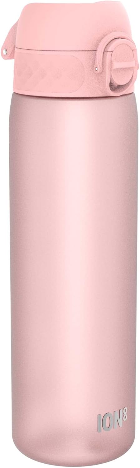ion8 Trinkflasche, 500 ml, Auslaufsicher, Einhandöffnung, Sichere Verriegelung, Spülmaschinenfest, B