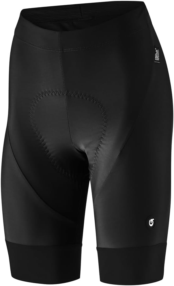 Gonso SQlab GO W, Damen Fahrradhose, Tights mit ergonomischem SQlab Sitzpolster, Innovative Schnittf