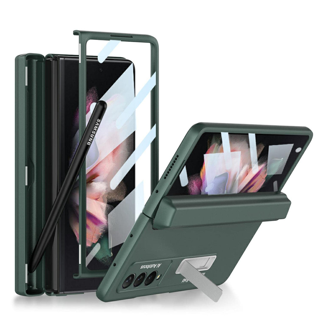 COQUE Galaxy Z Fold 3 Hülle, Shell-Membran Integriertes Scharnier All-Inclusive-Handyhülle mit verst
