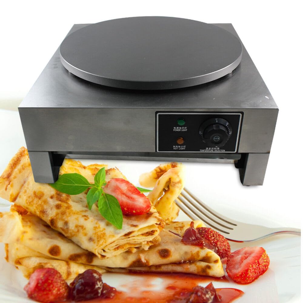 3000 Watt Elektrische Crepe-Maschine Bügel-Crepe-Pfanne,Crêpes Maker Crepe-Maschine,Integrierter The