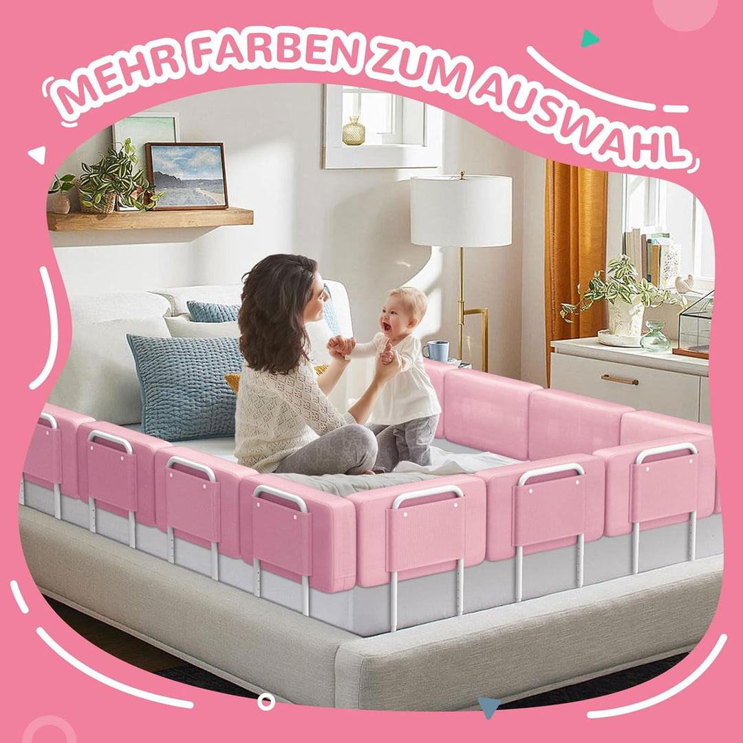 Soontrans Rausfallschutz Bett, Sorgt für Süsse Träume für Ihren Kleinen, Rausfallschutz Boxspringbet