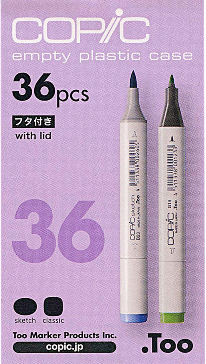Copic (Classic/Sketch) Common Kunststoffkoffer für 36 Flaschen 11510036