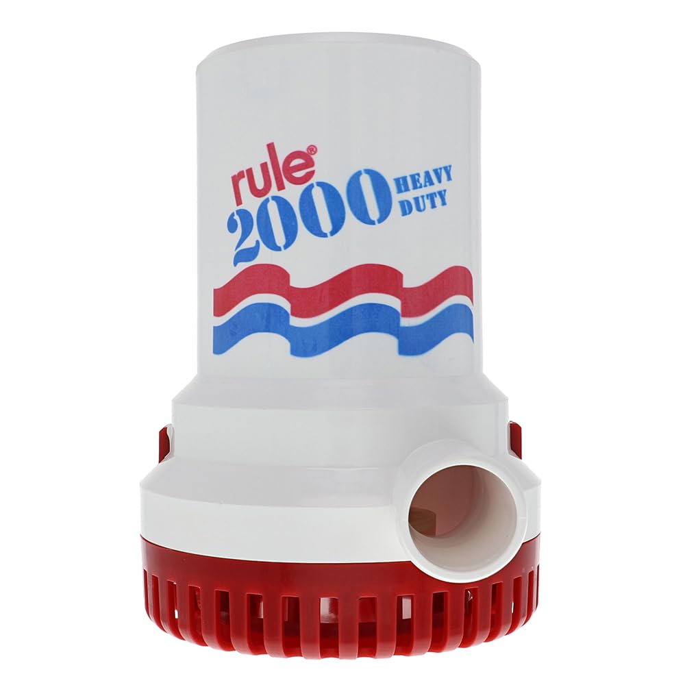 Rule Bilgenpumpen, 2000 GPH Nicht automatisch 12 Volt, 12 Volt