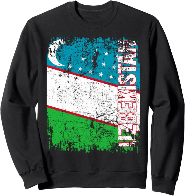USBEKISTAN Flagge | Damen Herren Kinder USBEKISTAN Sweatshirt
