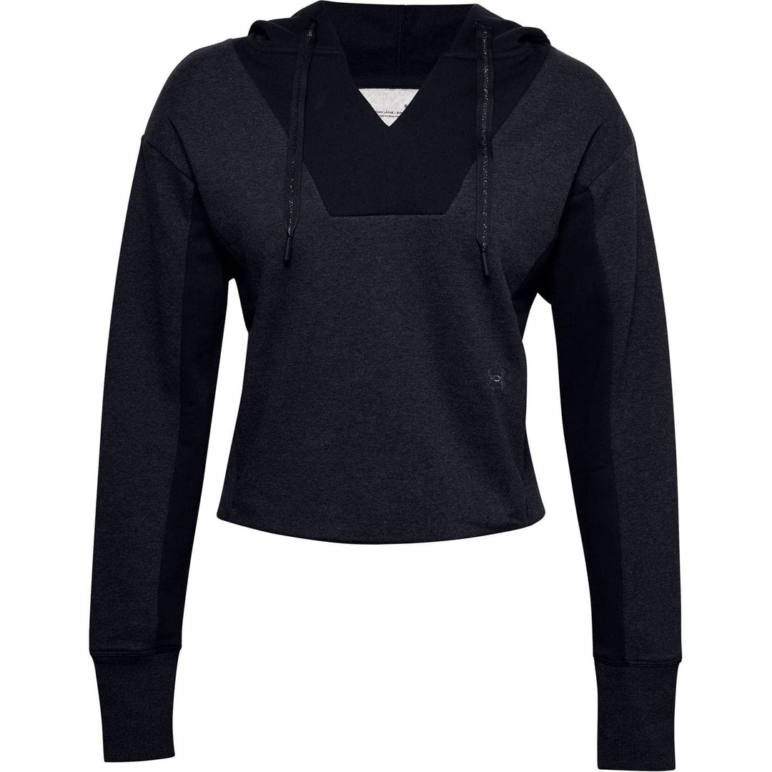Under Armour Damen Rival Fleece Bestickt Kapuzenpullover Schwarz L