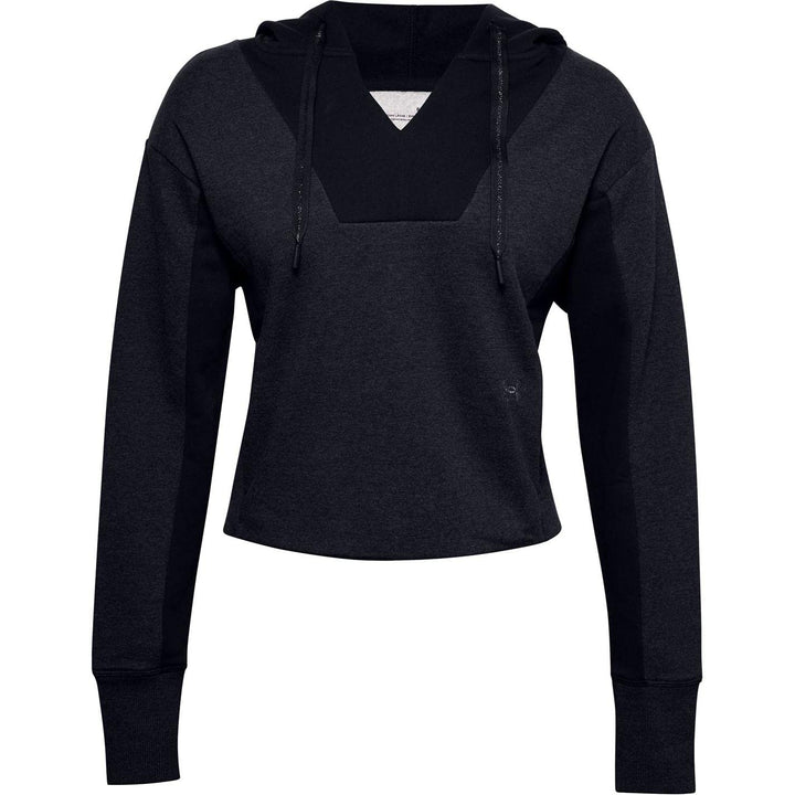 Under Armour Damen Rival Fleece Bestickt Kapuzenpullover Schwarz L