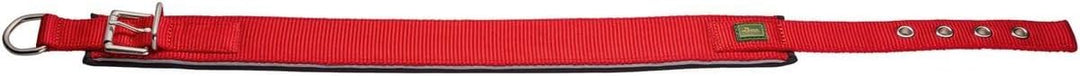 HUNTER Hundehalsband NEOPREN REFLECT, Farbe: rot/schwarz, weiche Polsterung, reflektierend, besonder