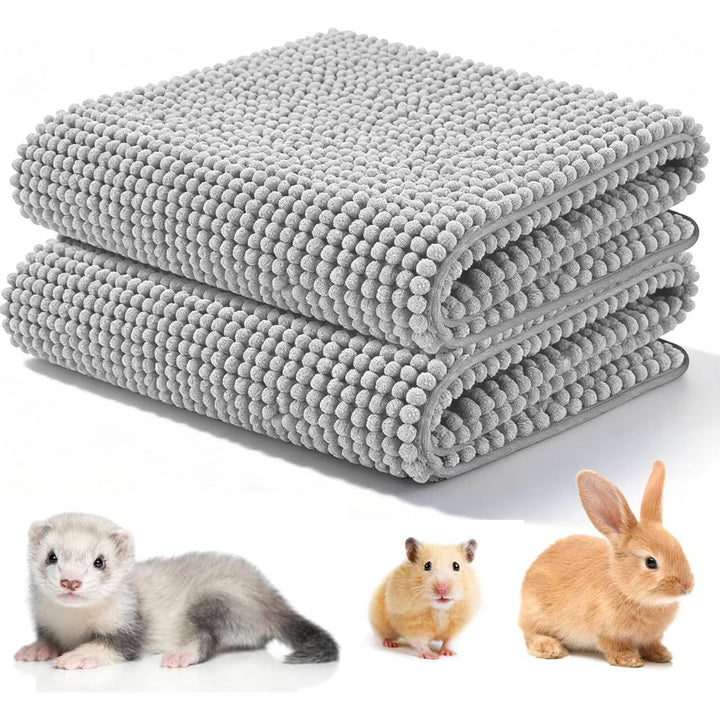 2 Stück Pipipads Meerschweinchen Unterlage, 60 × 40cm Welpenunterlagen Waschbar PIPI Pads Kaninchen