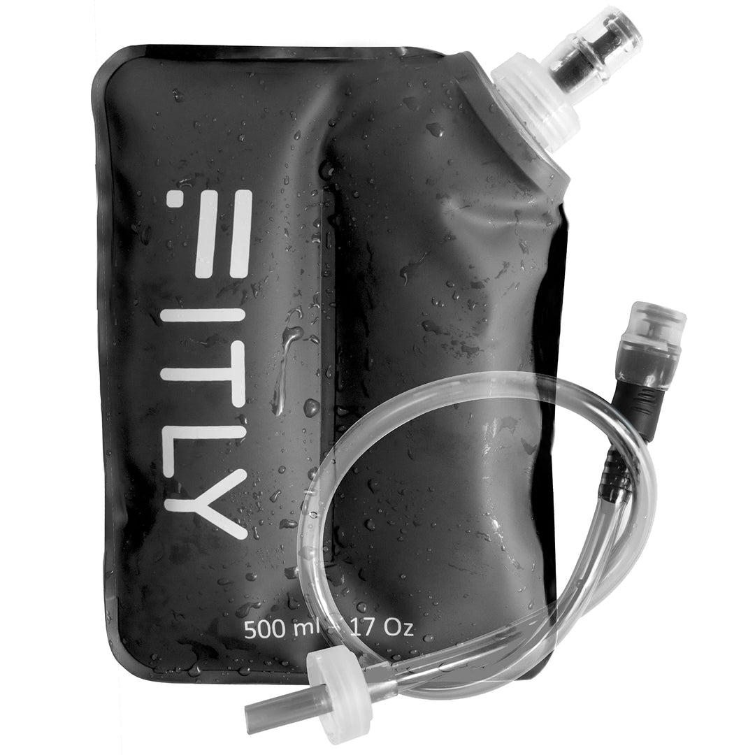 FITLY Faltbare Trinkflasche - Ideal Zum Laufen, Wandern, Radfahren - Lauf Trinkflasche Für Outdoor-S