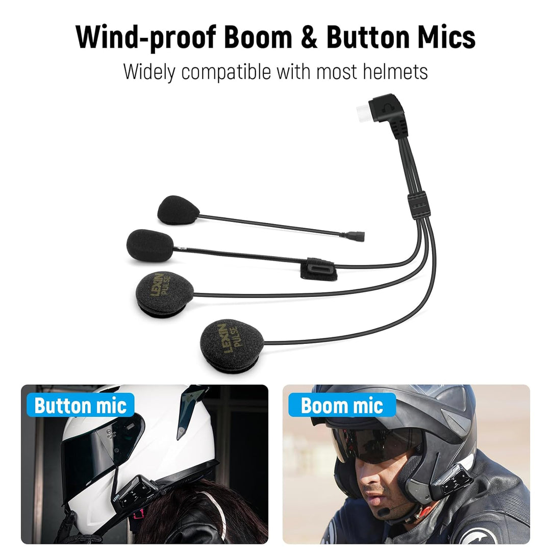 LEXIN Kopfhörer und Mikrofon für MTX Headset