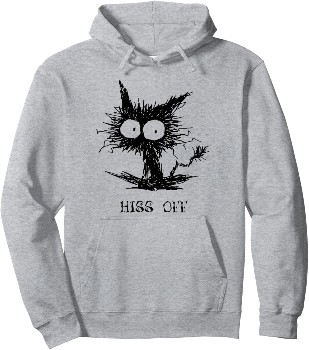 Katze Zisch ab Pullover Hoodie