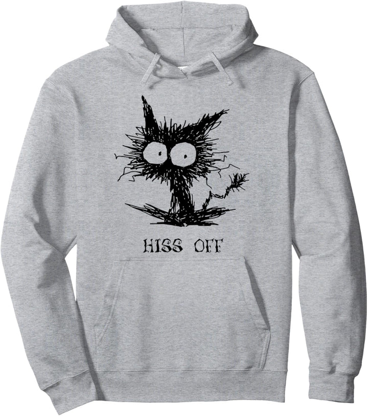 Katze Zisch ab Pullover Hoodie