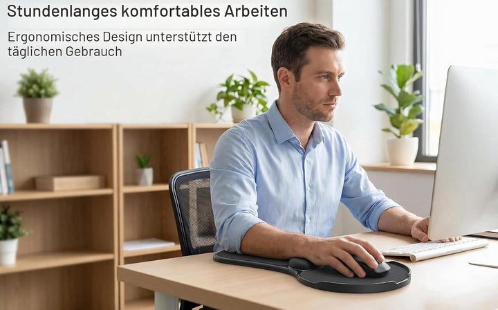 XICHEN Premium Computer-Handgelenkstütze/Armablage, verstellbar, zur Befestigung an Armlehne oder Sc