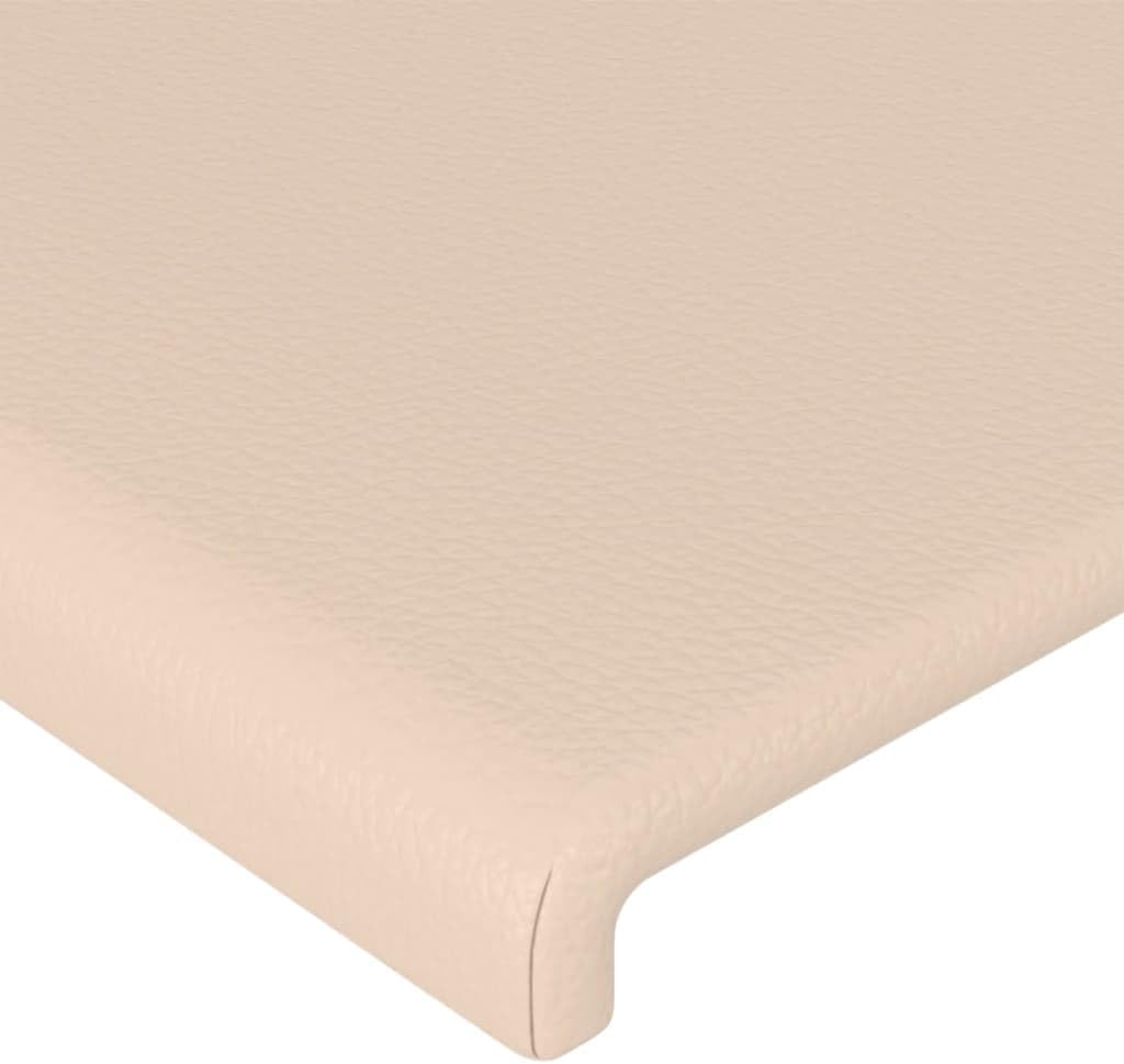 vidaXL Kopfteil, Bettkopfteil mit Holzbeinen, Höhenverstellbar Polsterkopfteil für Bett, Betthaupt B