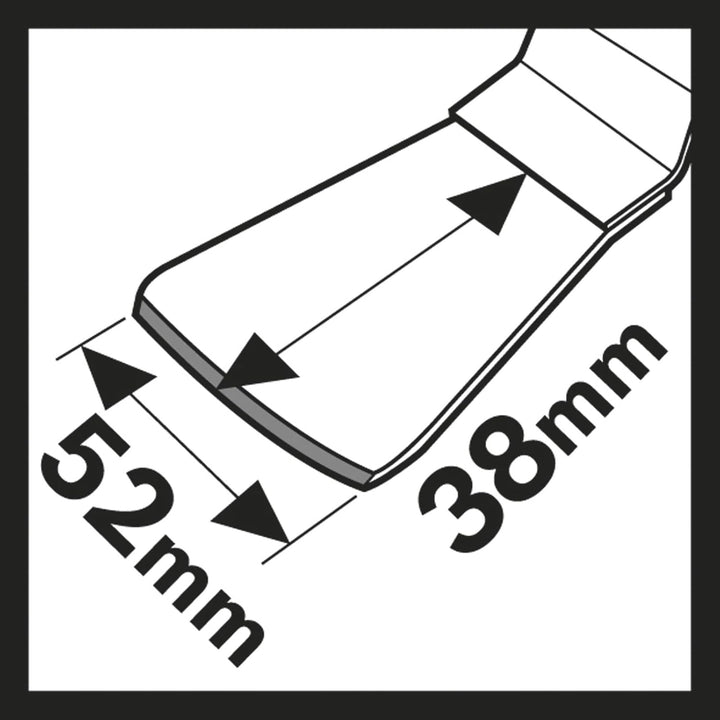 Bosch Professional Schaber starr, 10 Stück (Mörtel, Fliesenkleber, Betonreste, für Multifunktionswer