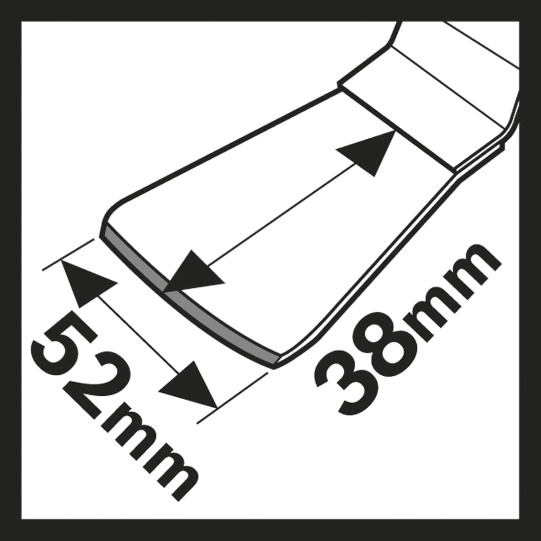 Bosch Professional 10x Schaber ATZ 52 SFC (für weiche Rückstände, Breite 52 mm, Zubehör Multifunktio