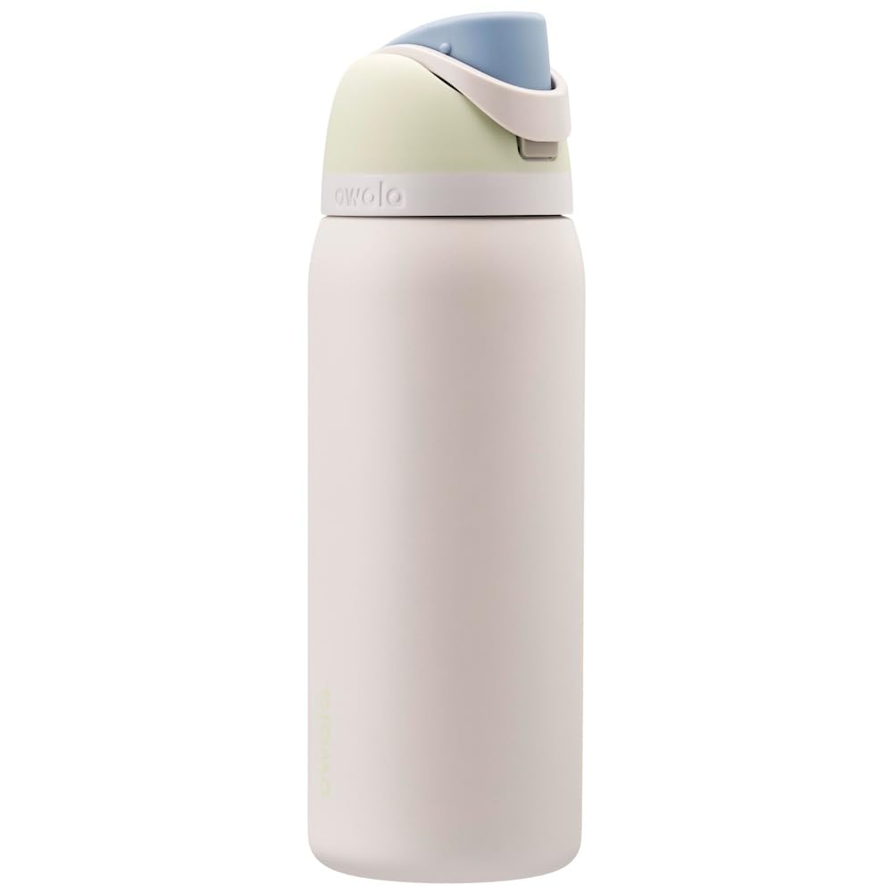 Owala FreeSip Isolierte Edelstahl Trinkflasche mit Strohhalm, 945 ml – BPA-frei, optimal für Sport,