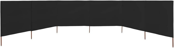 Myheimly Windschutzgewebe,Windschutz Sichtschutz Balkon,Sichtschutzzaun Schwarz,800 x 160 cm 800 x 1