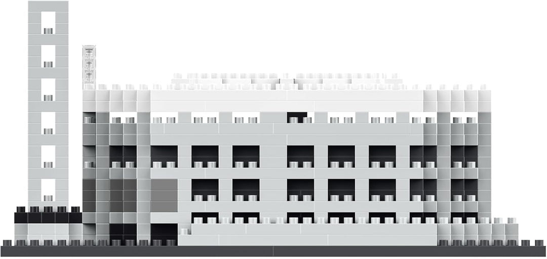 FOCO Offizielles Lizenzprodukt Eintracht Frankfurt Deutsche Bank Park Waldstadion BRXLZ-Steine 3D-Mi