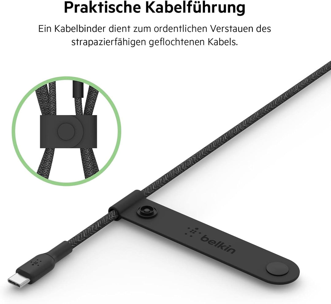 Belkin tragbares drahtloses Ladepad mit MagSafe (schnelles Laden mit bis zu 15 W, mit iPhone 13, 13