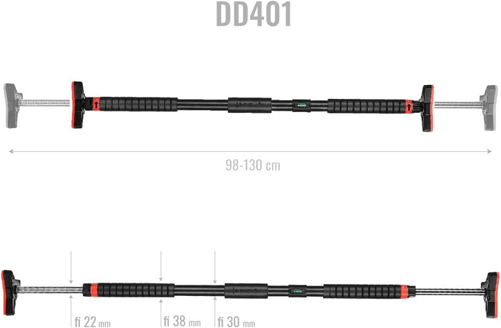 HMS DD401 Pull-up bar with Level (Width 98-133 cm)