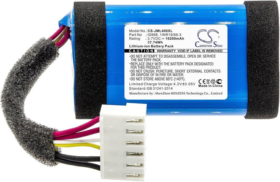 TCTK akkus Kompatibel mit [JBL] Charge 4, Charge 4BLK, Charge 4J, JBLCHARGE4BLUAM Ersetzt 1INR19/66-