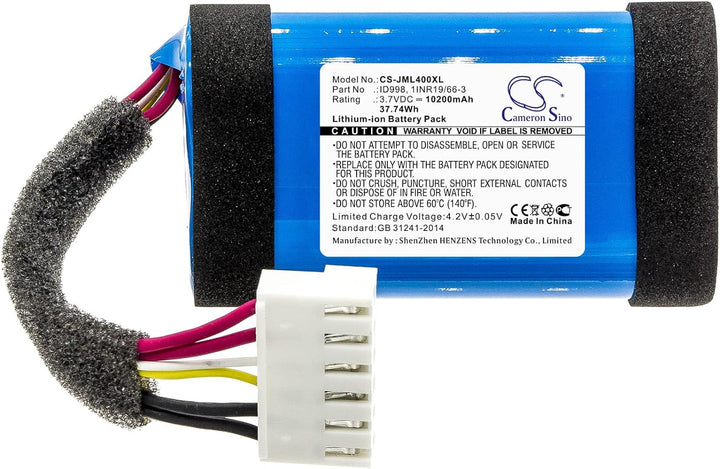 TCTK akkus Kompatibel mit [JBL] Charge 4, Charge 4BLK, Charge 4J, JBLCHARGE4BLUAM Ersetzt 1INR19/66-