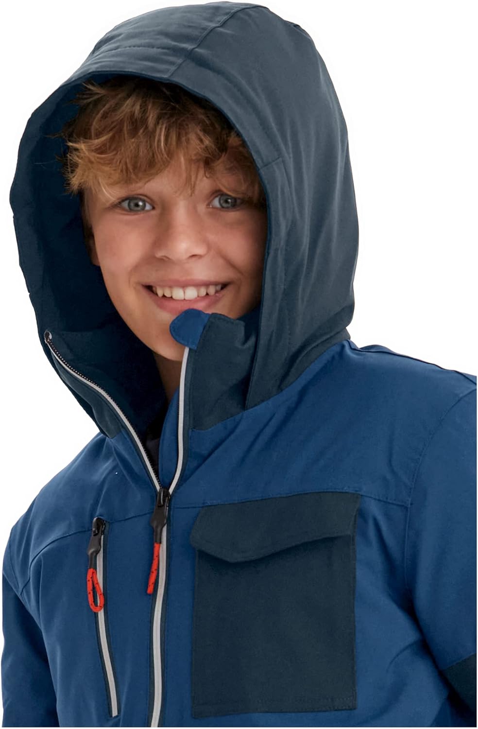 Killtec Jungen Outdoorjacke Funktionsjacke mit Kapuze und Schneefang KOW 29 BYS SKI Jckt wasserdicht