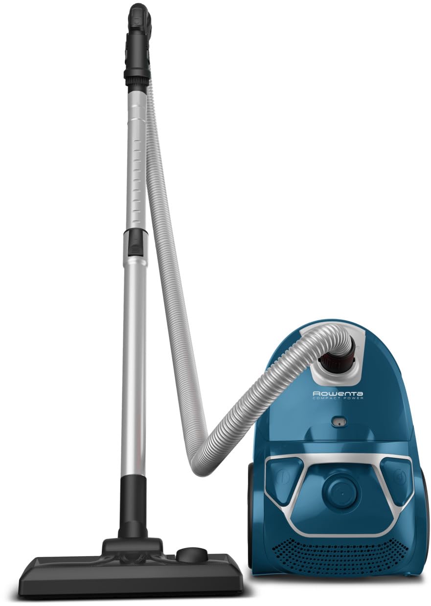 Rowenta RO3950 Staubsauger mit Beutel + 4er Pack Swirl R 39 Staubsaugerbeutel für Dauerhaft hohe Sau