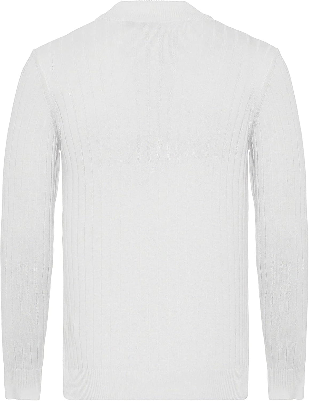 Red Bridge Herren Strickpullover Stehkragen Pullover L Weiss, L Weiss