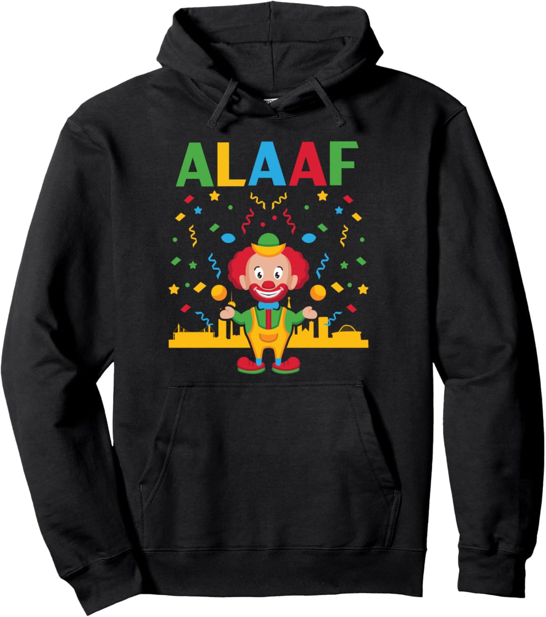Alaaf Karneval fasching clown Köln Pullover Hoodie