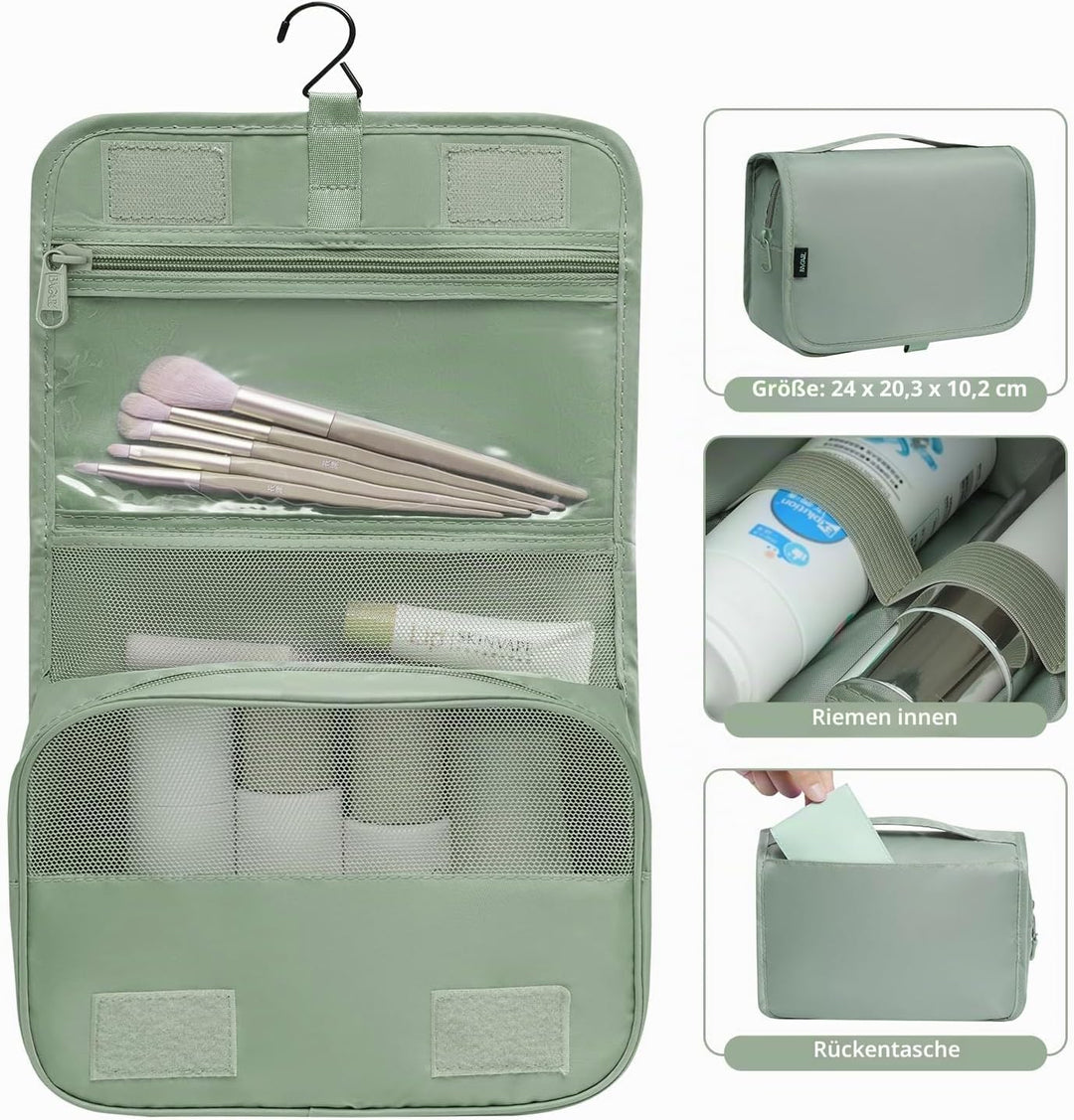 BAGAIL 10er-Set Packwürfel in verschiedenen Grössen Packorganizer für Reisezubehör Handgepäckkoffer