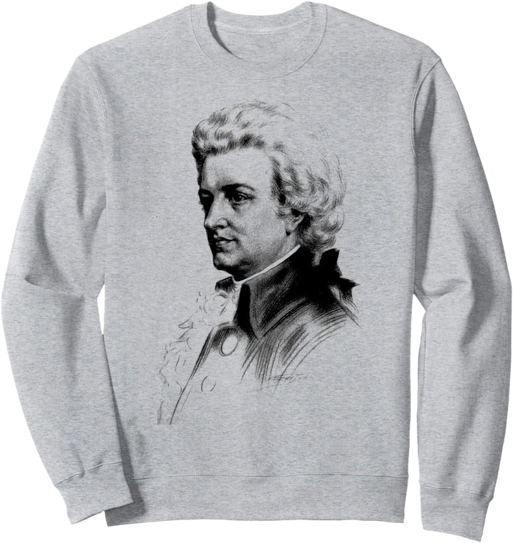 Wolfgang Amadeus Mozart Komponist Pianist Geschenk Sweatshirt