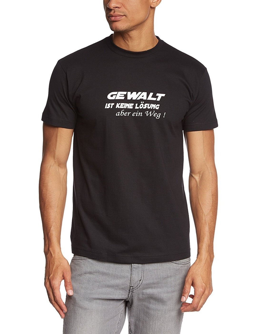 Gewalt ist Keine Lösung Aber EIN Weg, Tshirt Fightclub schwarz XL Schwarz, XL Schwarz